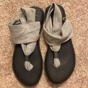 Grey Sanuk sandals